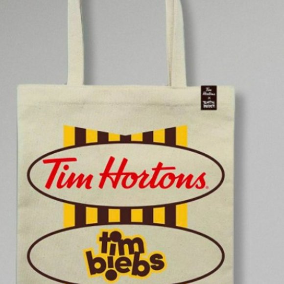 "TIM BIEBS"/Tim Hortons Canvas Tote and Toque Set - Picture 2 of 5
